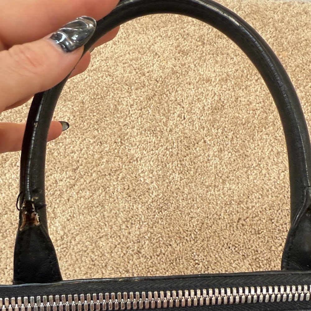 Mackage Textured Black Leather Accessory - Picture 10 of 10